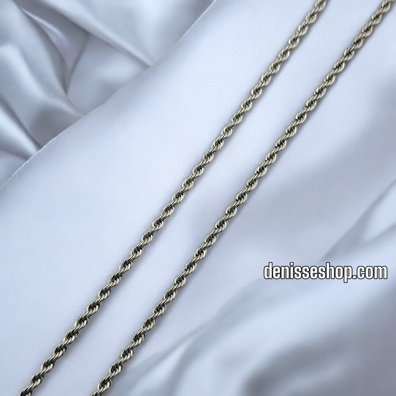 14K MEN/WOMEN SILVER ROPE DESIGN CH049