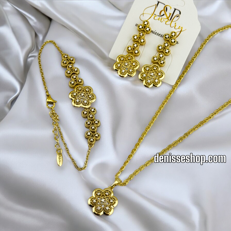 14K WOMAN/ NECKLACE SET N155