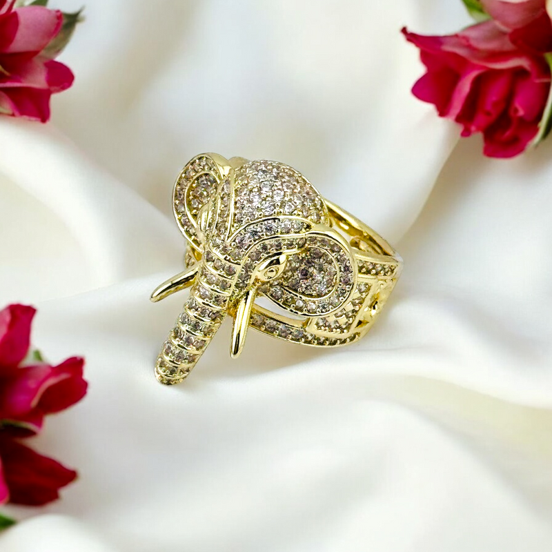 14K WOMEN ELEPHANT RING RG348