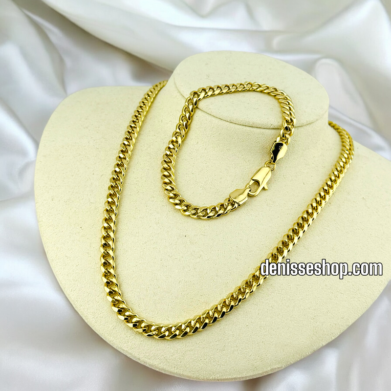 14K GOLD / NECKLACE/ BRACELET SET N67