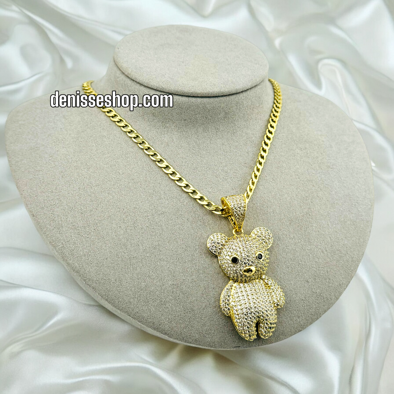 14K BEAR PENDANT P420