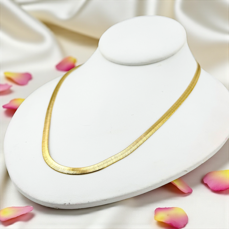 14K / SNAKE FASHION NECKLACE 20” N143