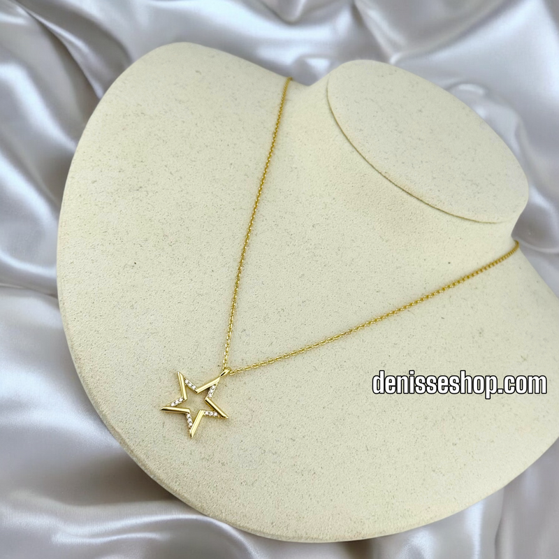 14K / WOMEN CUTE STAR NECKLACE N99