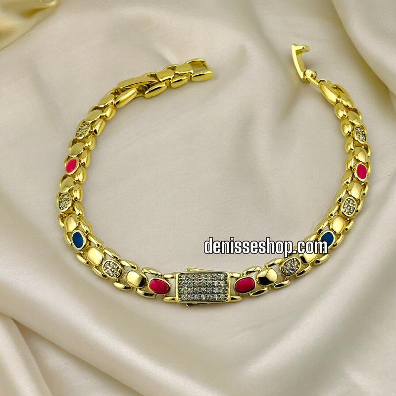 14K COLORFUL BRACELET BR404