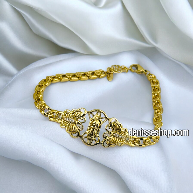 14K WOMEN VIRGEN MARY BRACELET BR610