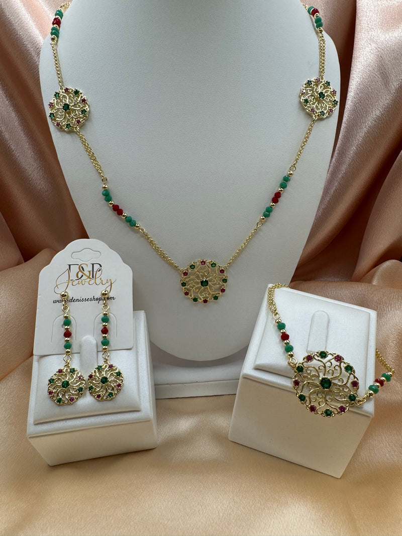 14K FASHION NECKLACE SET C1152