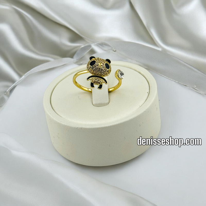 14K WOMEN/GIRL PANDA ADJUSTABLE RING RG277