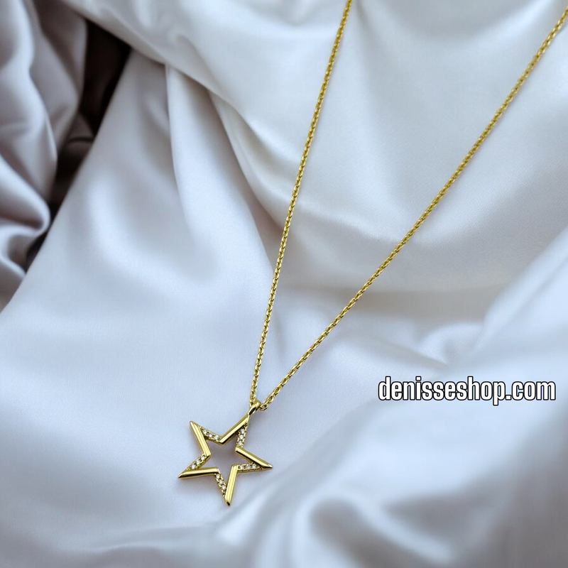 14K / WOMEN CUTE STAR NECKLACE N99