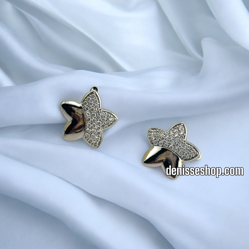 SILVER BUTTERFLY EARRING  E781