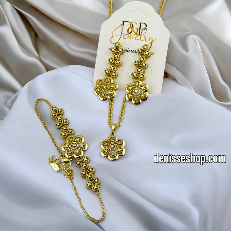 14K WOMAN/ NECKLACE SET N155