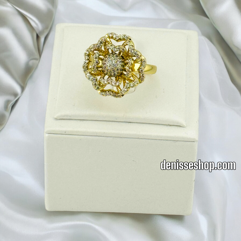 14K FLOWER RING RG238