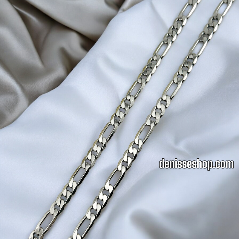 SILVER/ WOMEN/CUBAN LINK CHAIN NECKLACE CH040