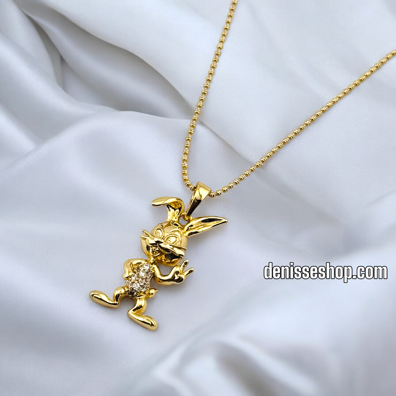 14K WOMEN/GIRL BUNNY PENDANT P662