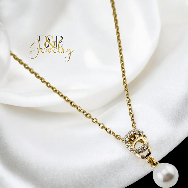 14K GOLD /PEARL NECKLACE N300