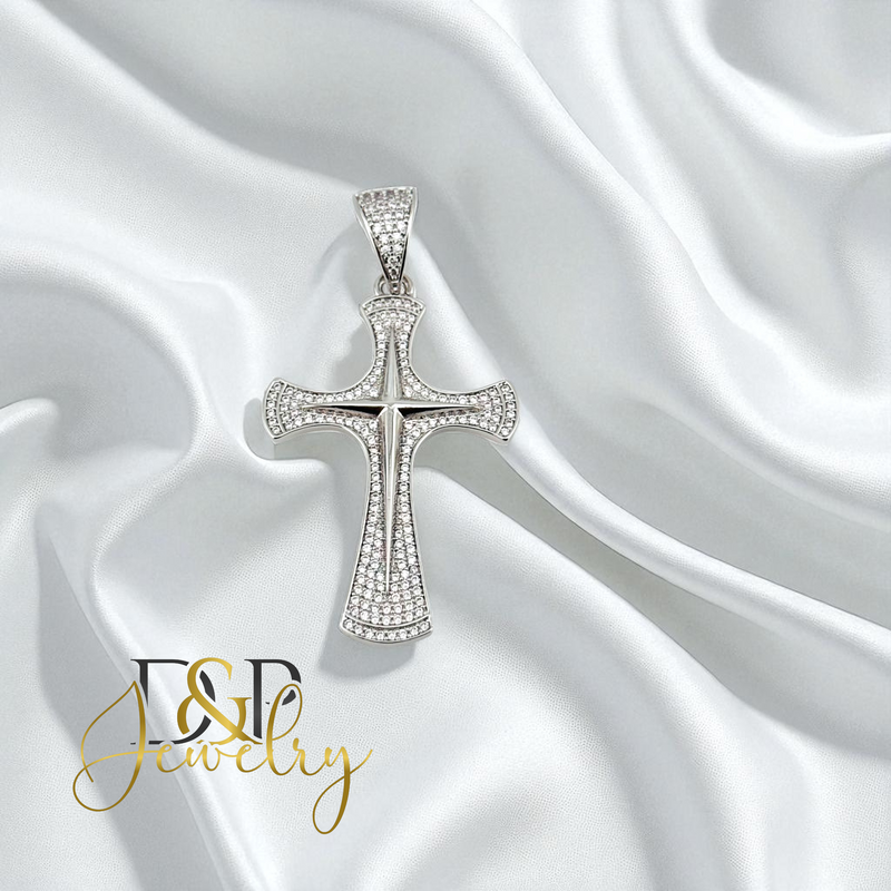 14K SILVER/CROSS PENDANT P903