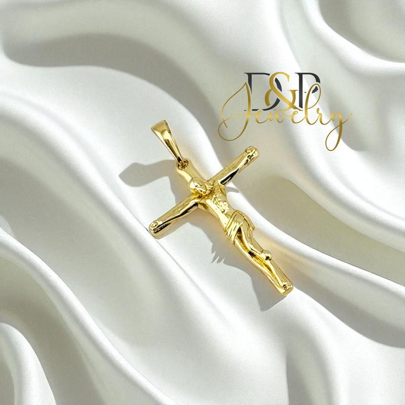 14K SMALL CRUCIFIX PENDANT P872