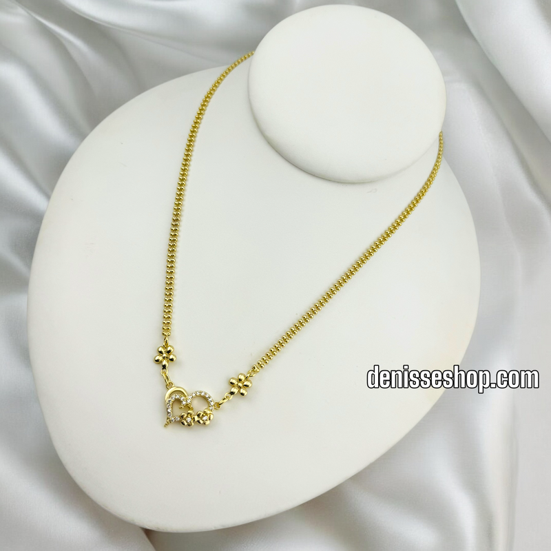 14K HEART NECKLACE N211