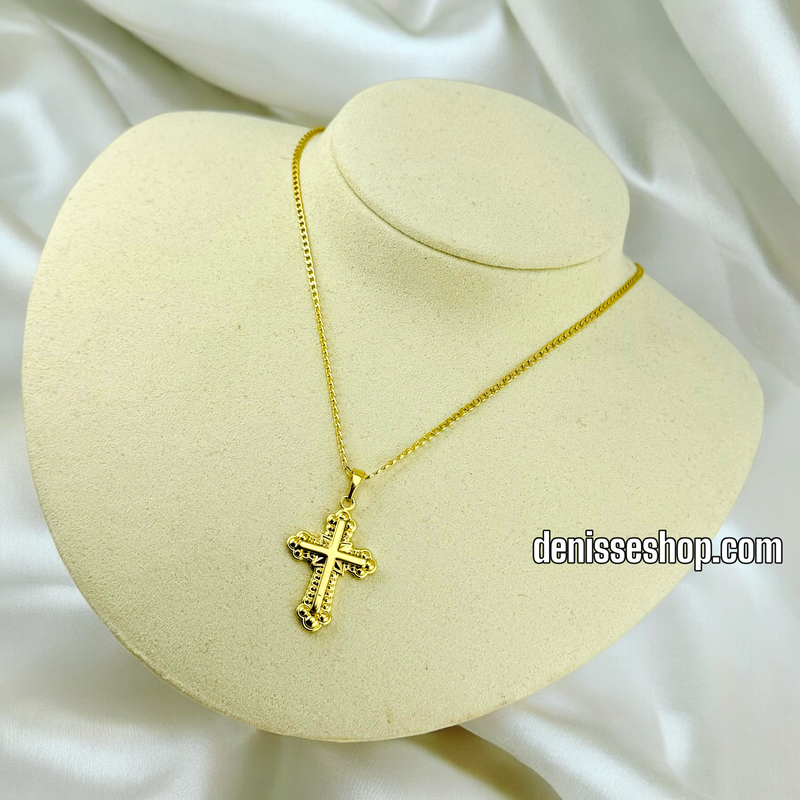 14K GOLD / CROSS PENDANT P500