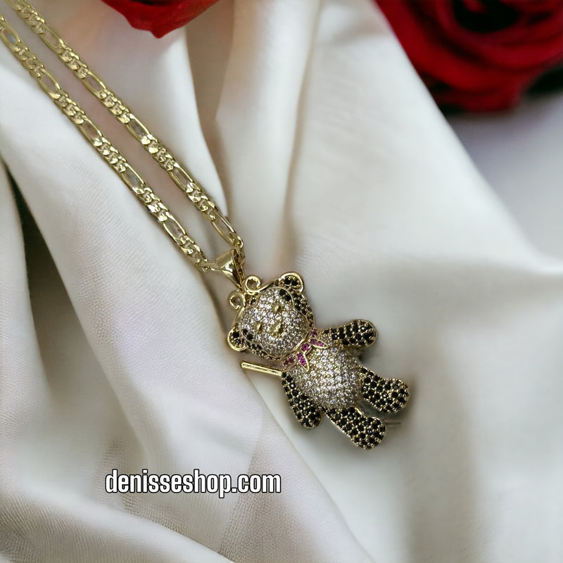 14K BEAR NECKLACE  20&