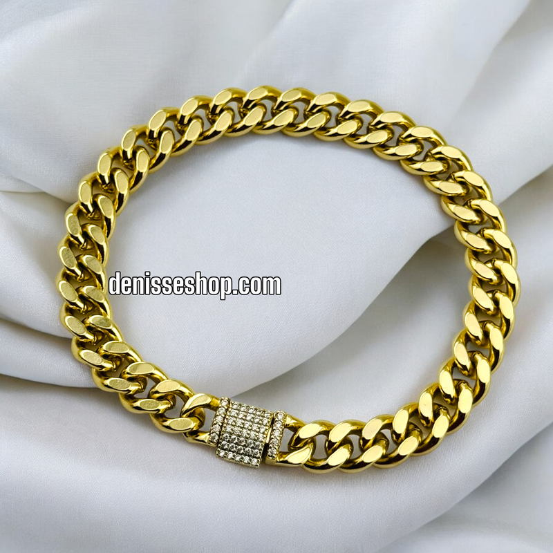 14K MONACO NECKLACE AND BRACELET N15