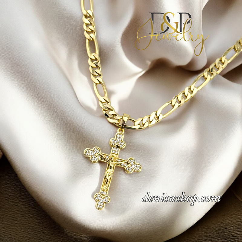 14K CROSS PENDANT P700