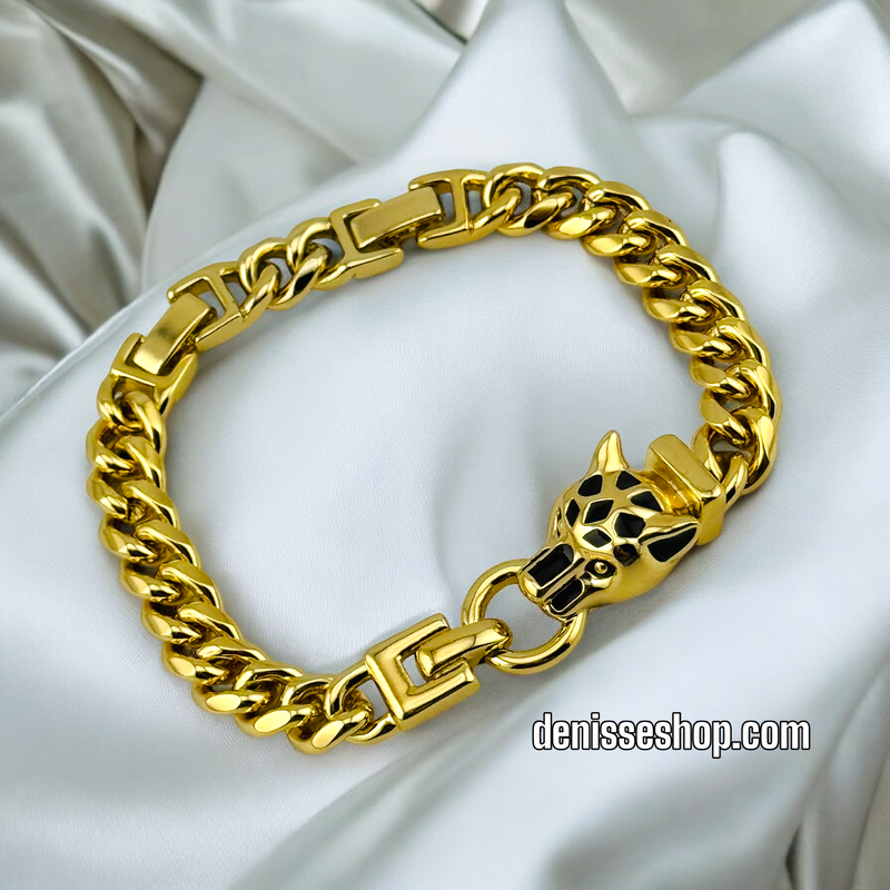 14K FASHION PANTER BRACELET BR523