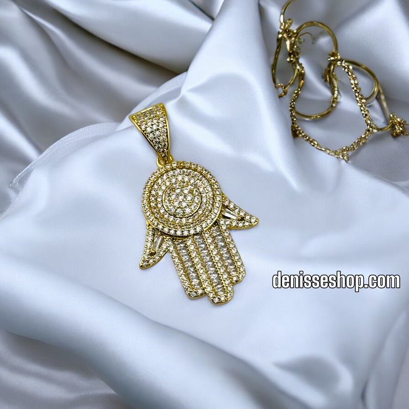 14K FATIMA HAND PENDANT P574