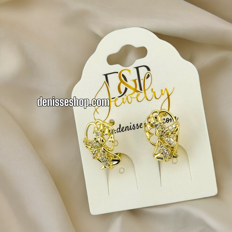 14K FAIRY EARRINGS E540