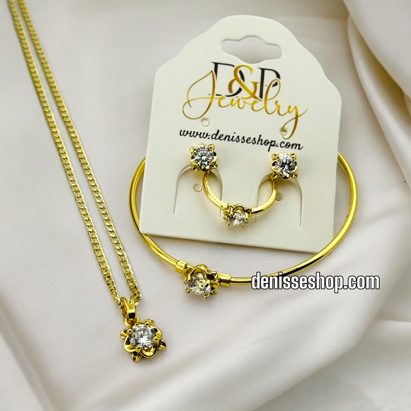 14K GIRL NECKLACE SET