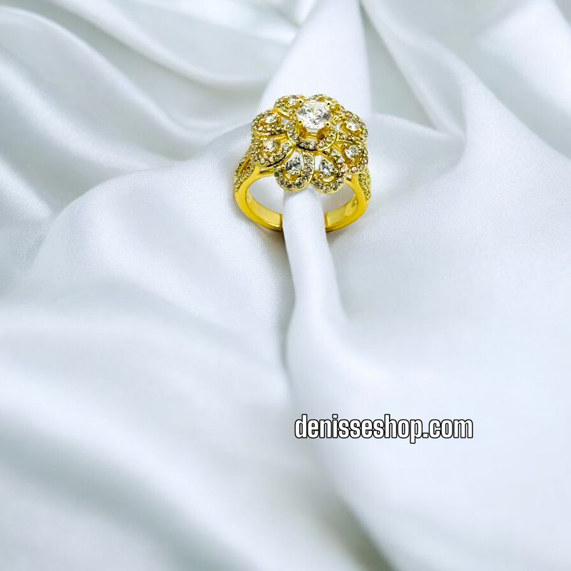 14K FLOWER RING RG202