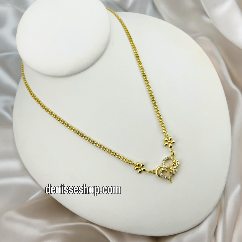 14K HEART NECKLACE N211