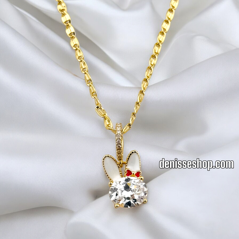 14K WOMEN/GIRL BUNNY PENDANT P631