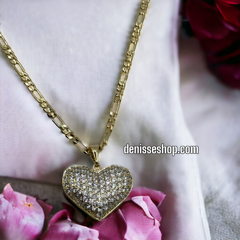 14K HEART PENDANT P314