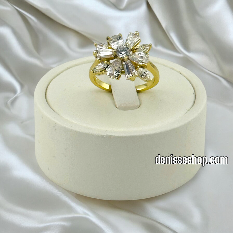 14K RING FLOWERS RING RG273