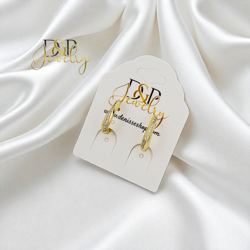 14K GOLD/THIN HUGGIE  EARRING E1000
