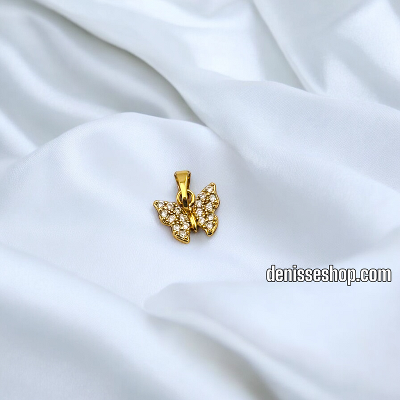 14K WOMEN/GIRL SMALL BUTTERFLY PENDANT P647