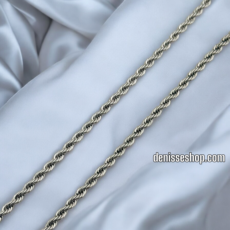 14K MEN/WOMEN SILVER ROPE DESIGN CH049