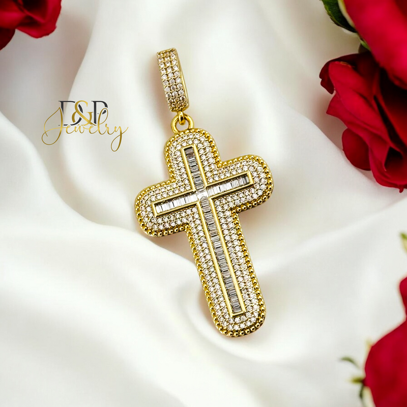 14K WOMEN / CROSS PENDANT P738