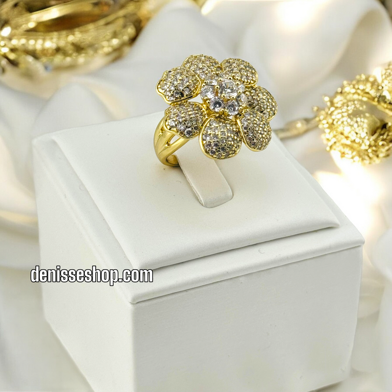 14K FLOWER RING RG224