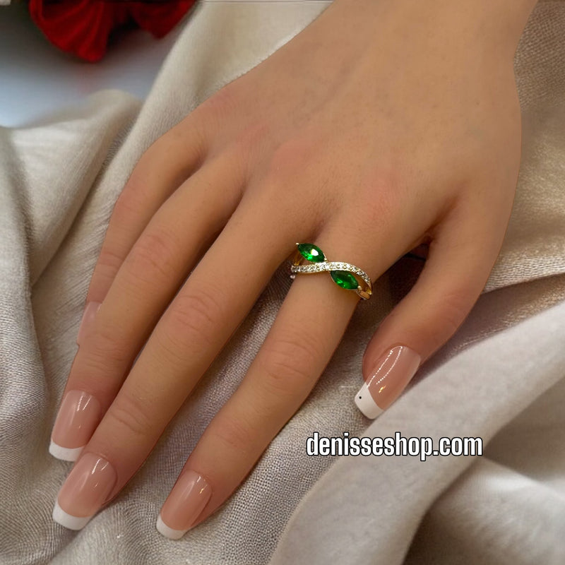 14K GREEN RING RG122