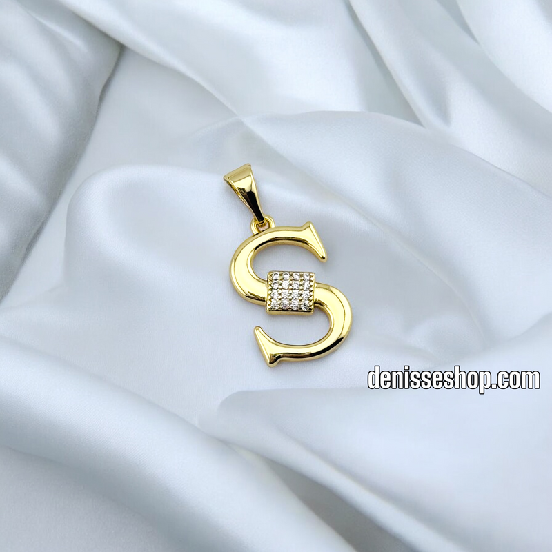 14K FASHION LARGE LETTER PENDANT P645