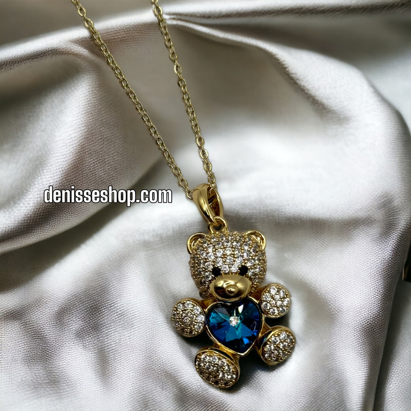 14K BEAR NECKLACE P256