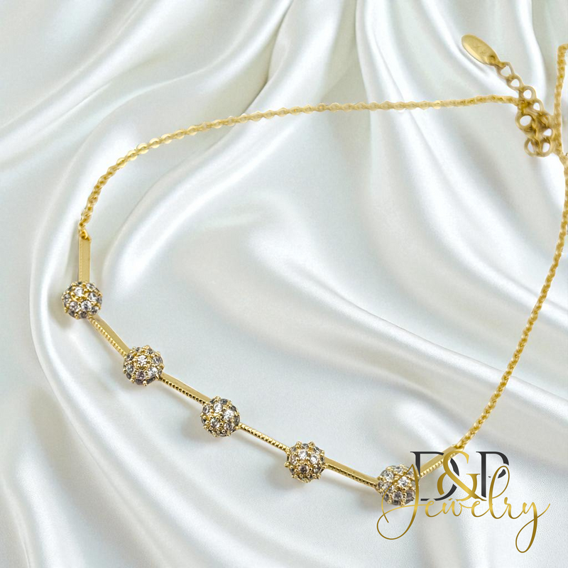 14K DANTY SPHERES BRACELET BR788