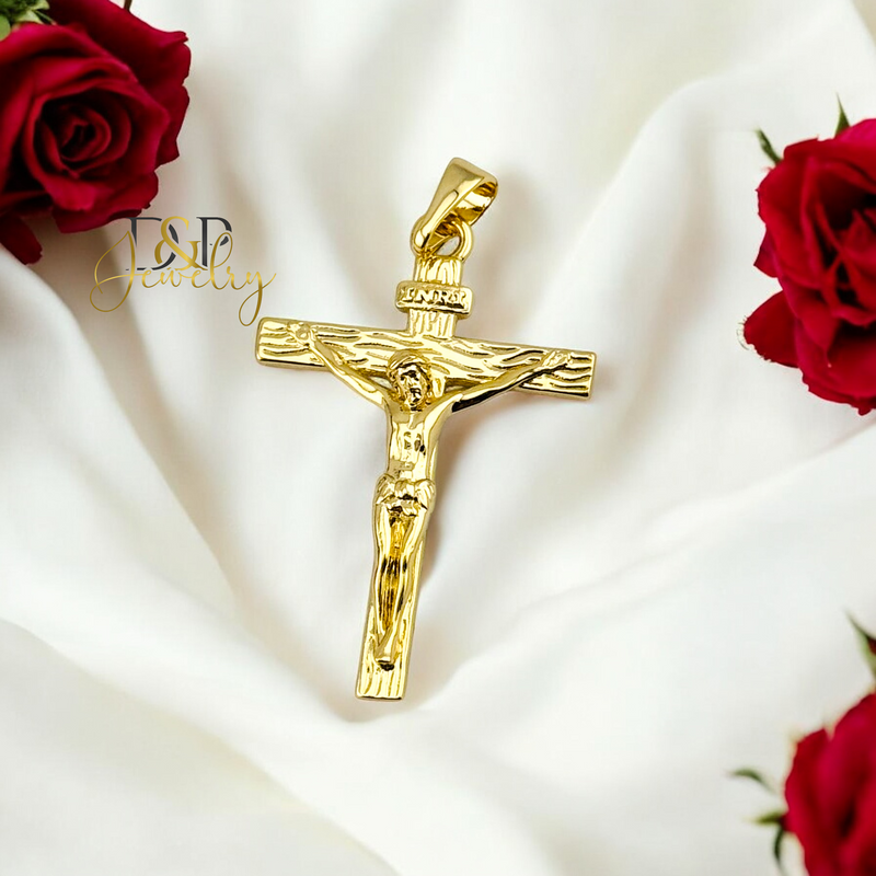 14K GOLD CRUCIFIX PENDANT P752