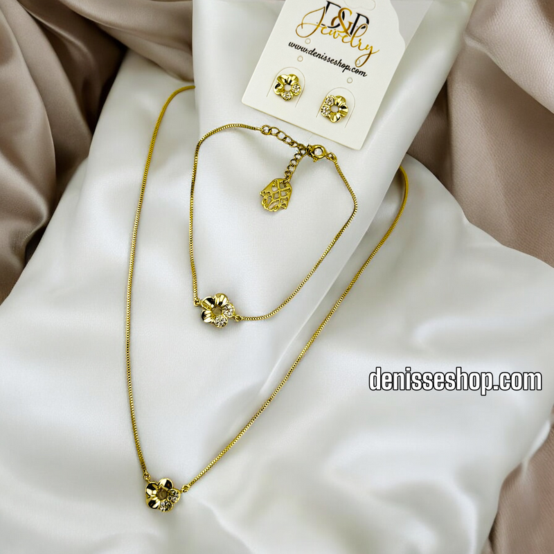 14K WOMAN/ NECKLACE SET N152