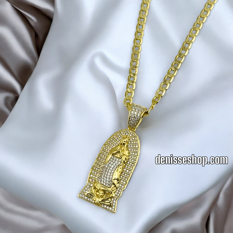 14K WOMEN/MEN VIRGEN GUADALUPE PENDANT P585