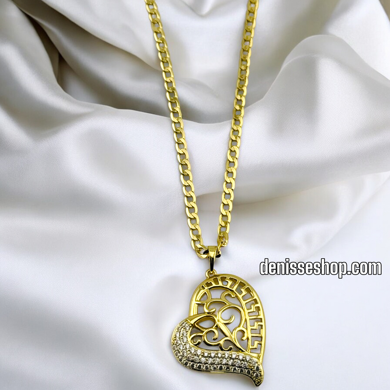 14K / BLING HEART  PENDANT P568