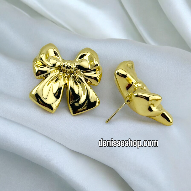 14K FASHION GOLD EARRING E589