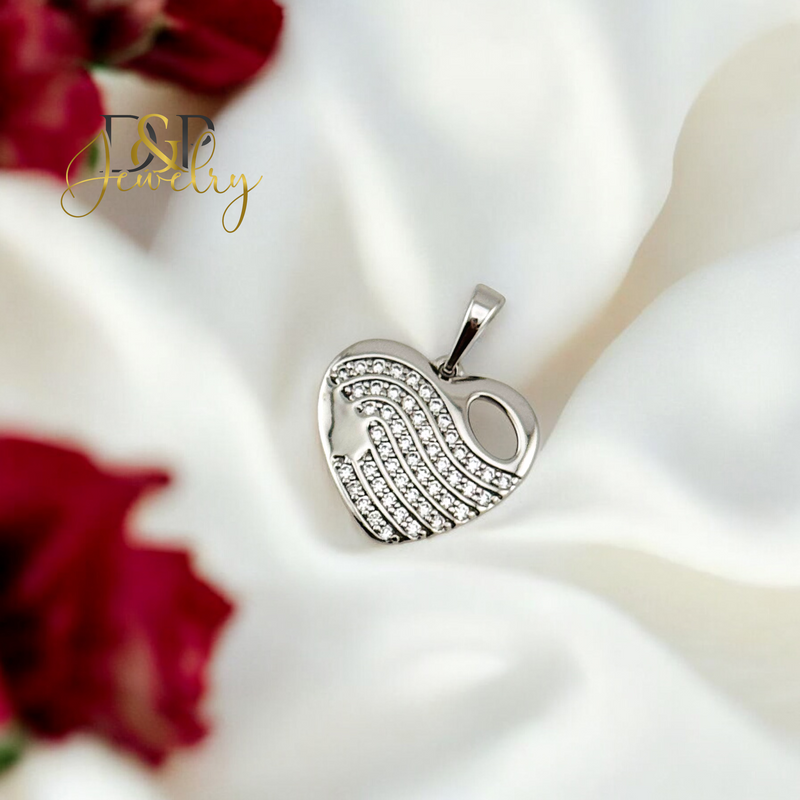 SILVER HEART PENDANT P809