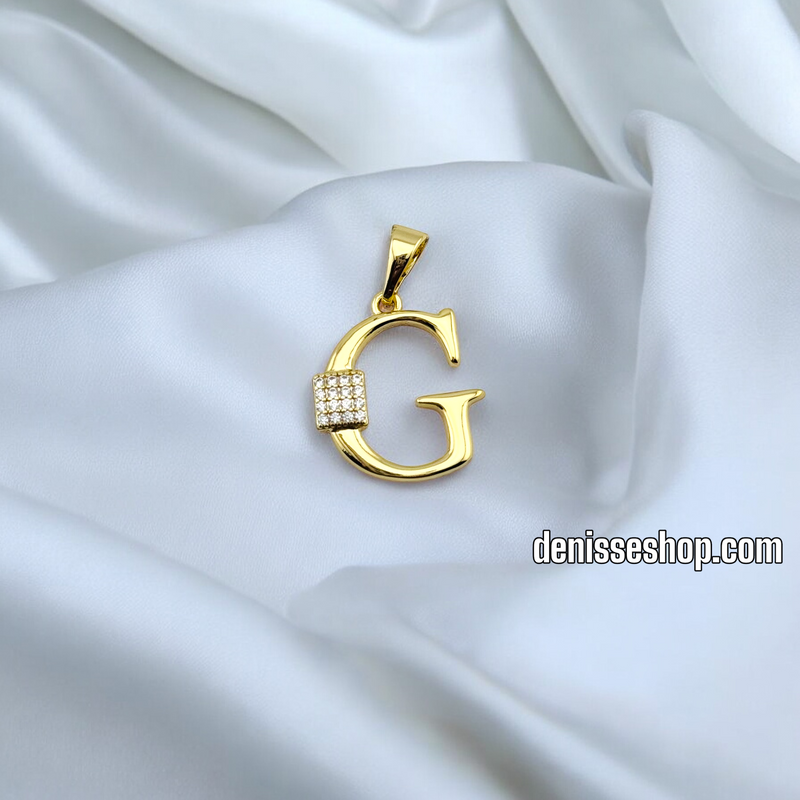 14K FASHION LARGE LETTER PENDANT P645